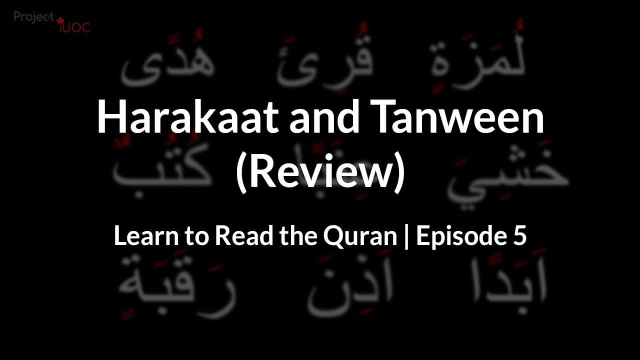 Harakaat and Tanween Review | Learn to Read the Quran (Episode 5)